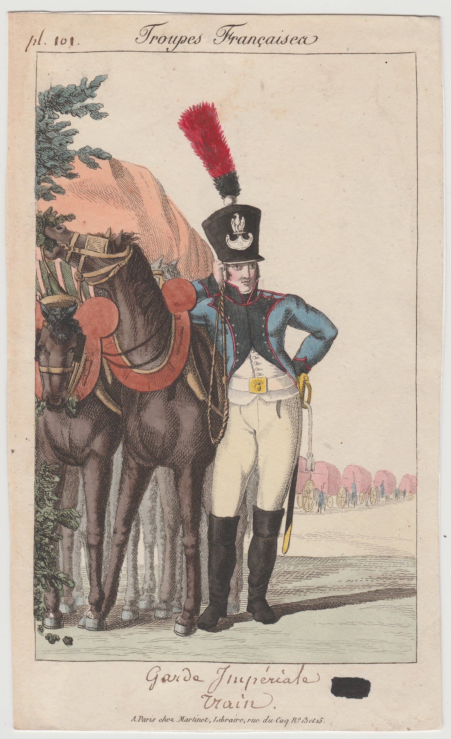Image of A. Martinet: Train des équipages de la Garde Impériale, Paris ca. 1811