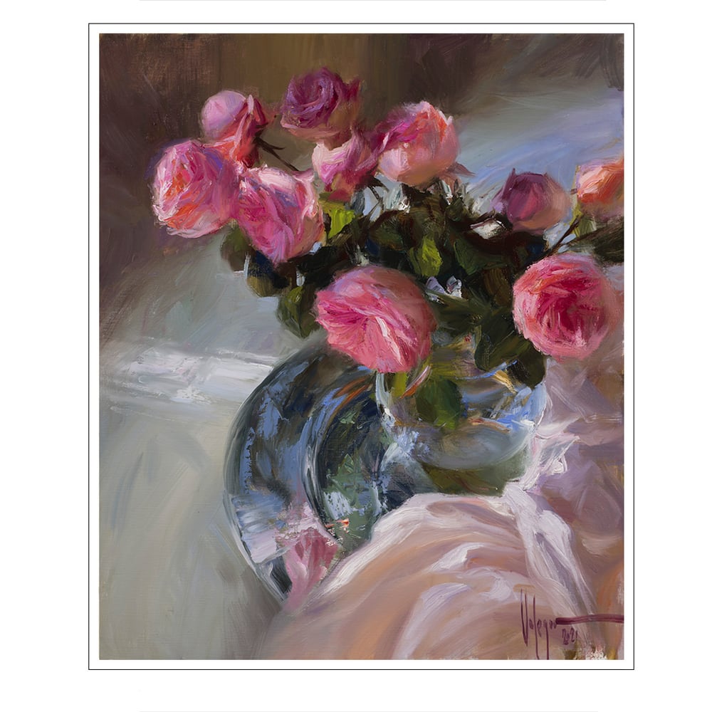 Image of PRINT ON CANVAS "THE NAME OF THE ROSE"
