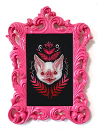 Image 1 of Pinky in pink frame