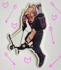 Image 1 of Hawkeye sticker