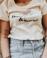 Image 2 of COLLAB TERMINEE - T-Shirt THE SIMONES X Elodie JELENA - Douce et sauvage