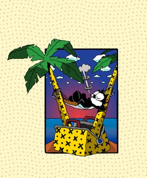 Image of Vacation Felix woven blanket 