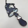 Purple Pixie Mushroom Suncatcher
