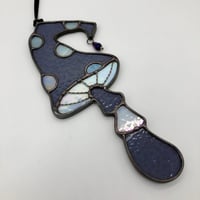 Image 3 of Purple Pixie Mushroom Suncatcher 