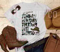 Days of the week, WTF SHIRT