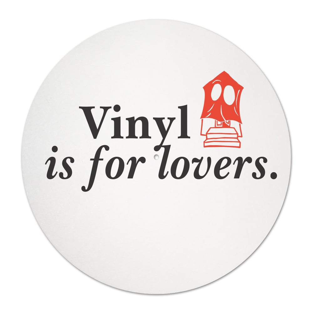 Image of Turntable Mat 12" - "Vinyl is for Lovers"