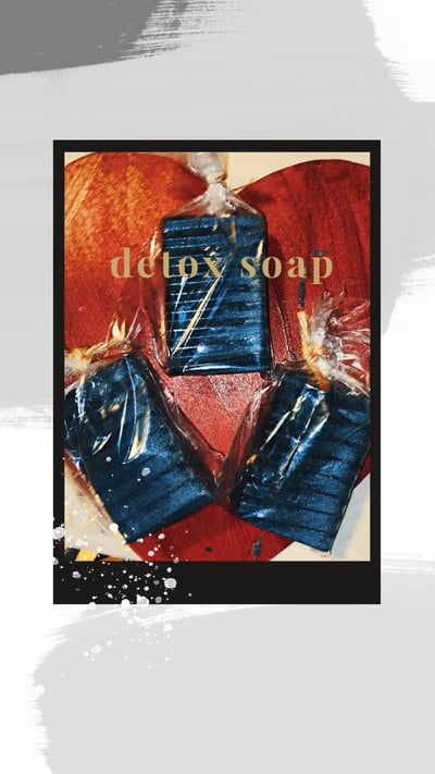 Image of Detox activated charcoal soap