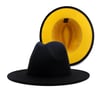 Black/ Yellow Fedora 