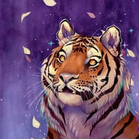 Image 3 of "Spring tiger" limited edition prints