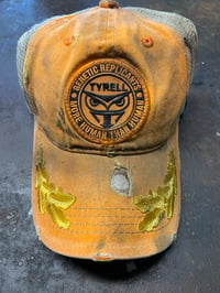 Image 2 of Tyrell Yellow SnapBack in Camo and Orange 