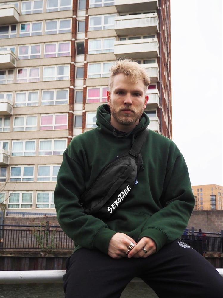 Image of Marker Logo Shoulder Bag - Black