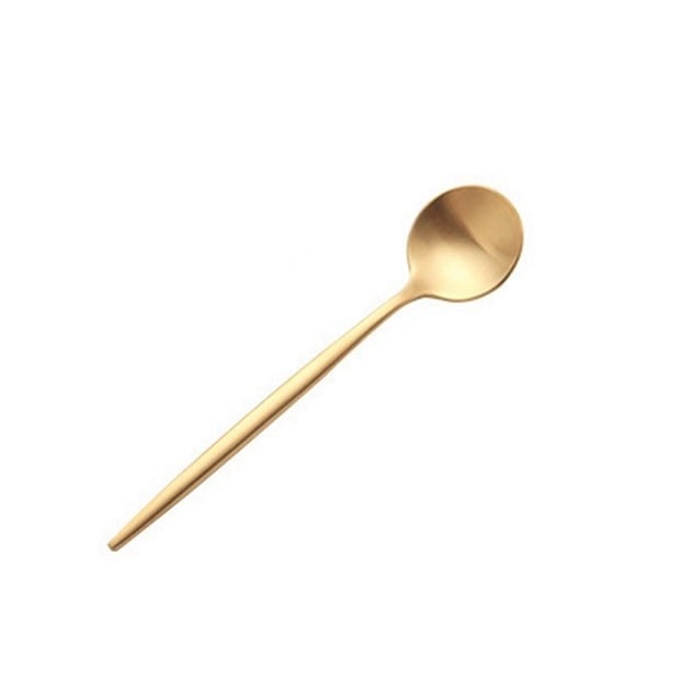 Image of Matte Gold Coffee/Tea Spoon