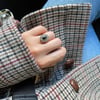 D Heirloom sapphire ring 