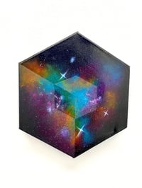 Image 3 of Miniture Imagined Nebula Triptych 