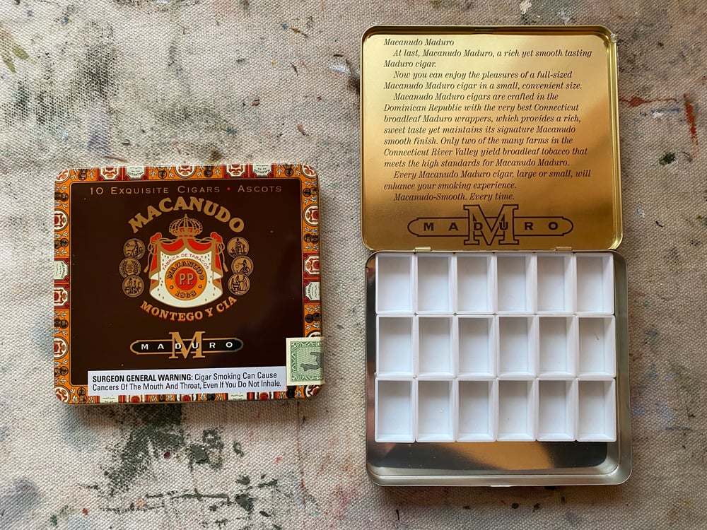 Image of Vintage Macanudo Watercolor Palette