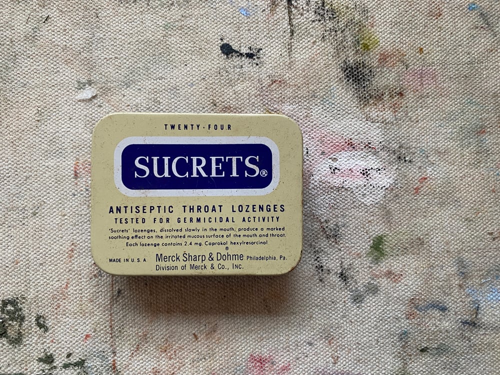 Image of Vintage Sucrets Watercolor Palette