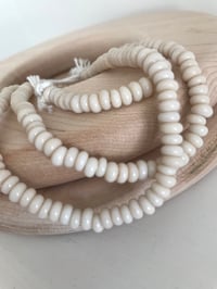 Image 1 of Cream Glass Beads - Small
