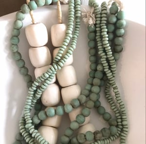 Image of Sea Green Glass Beads - small