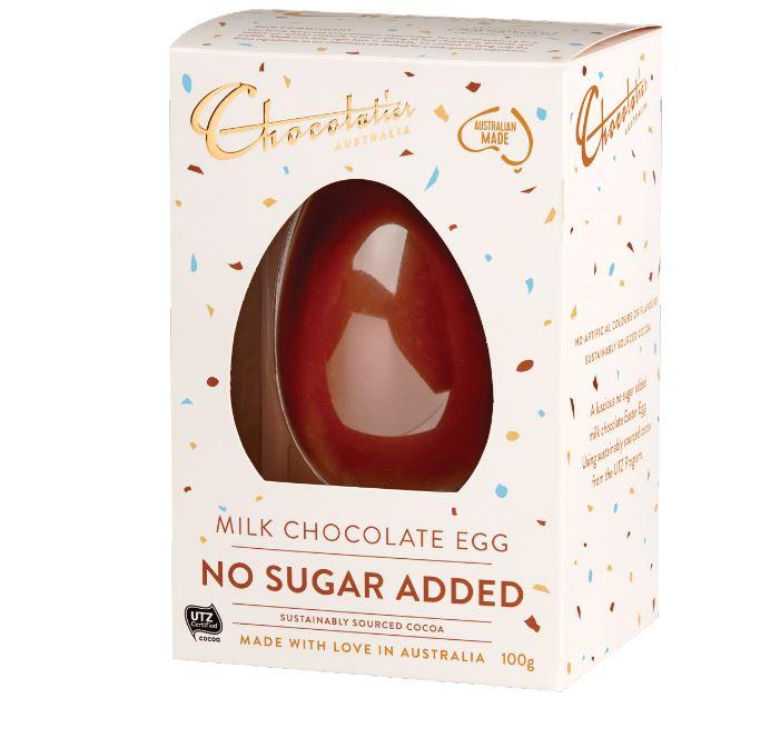 Image of Chocolatier No Added Sugar Milk Chocolate Egg