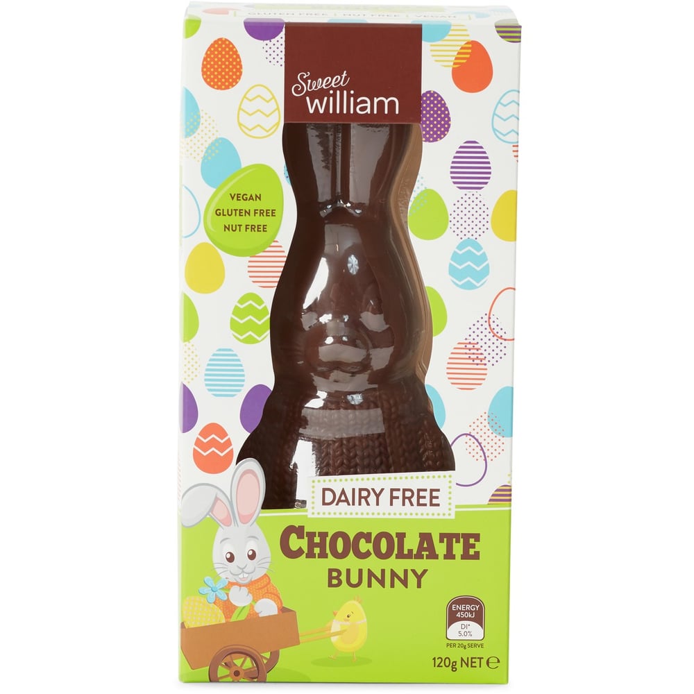 Image of Sweet William Dairy Free Chocolate Bunny 