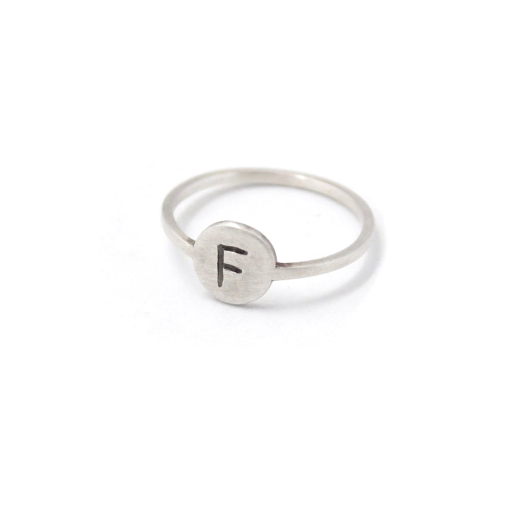 Image of LETTERED RING