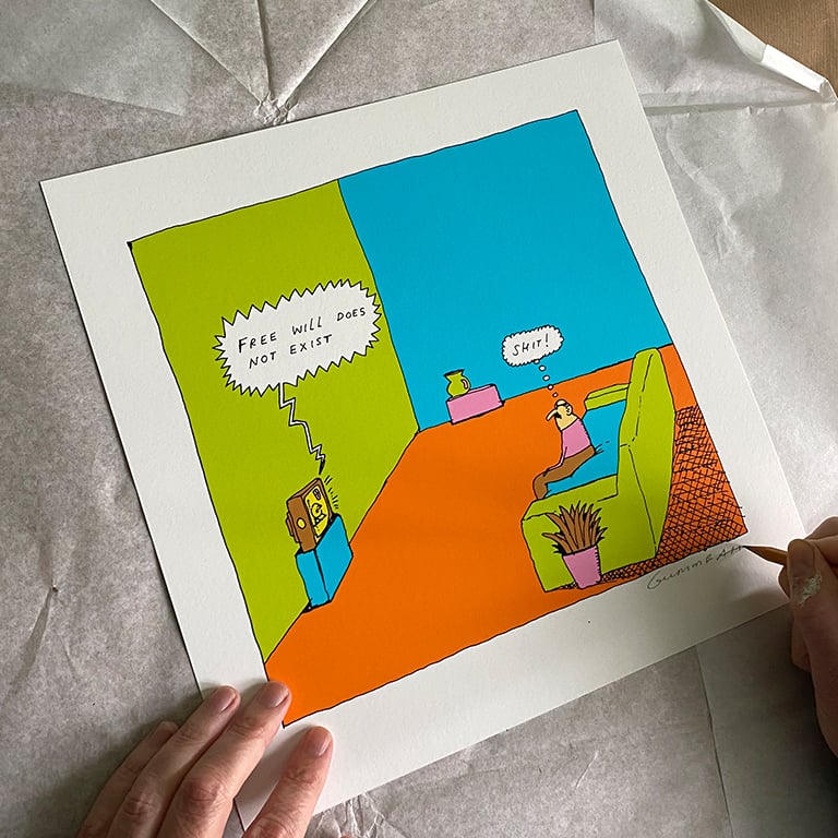 【Signed】🇳🇱 De vrije wil ... 🇬🇧 Free will does ...