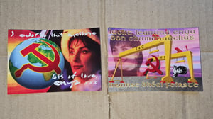 Image of Enya Fans 4 Communism Stickers (7 designs)