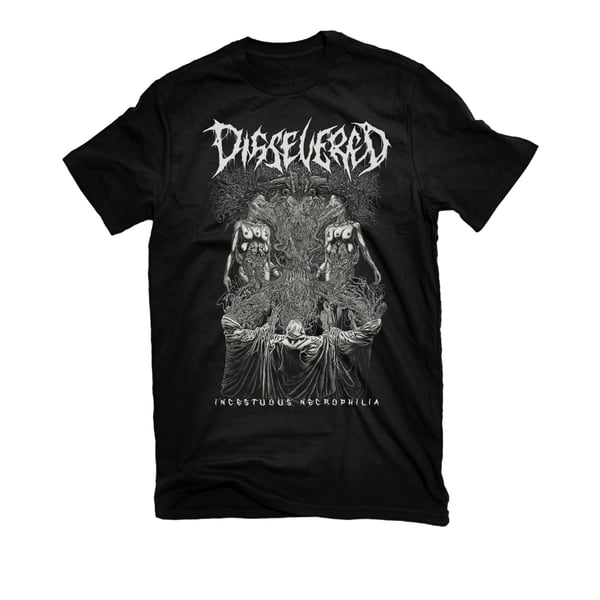 Image of DISSEVERED "INCESTUOUS NECROPHILIA" T-SHIRT