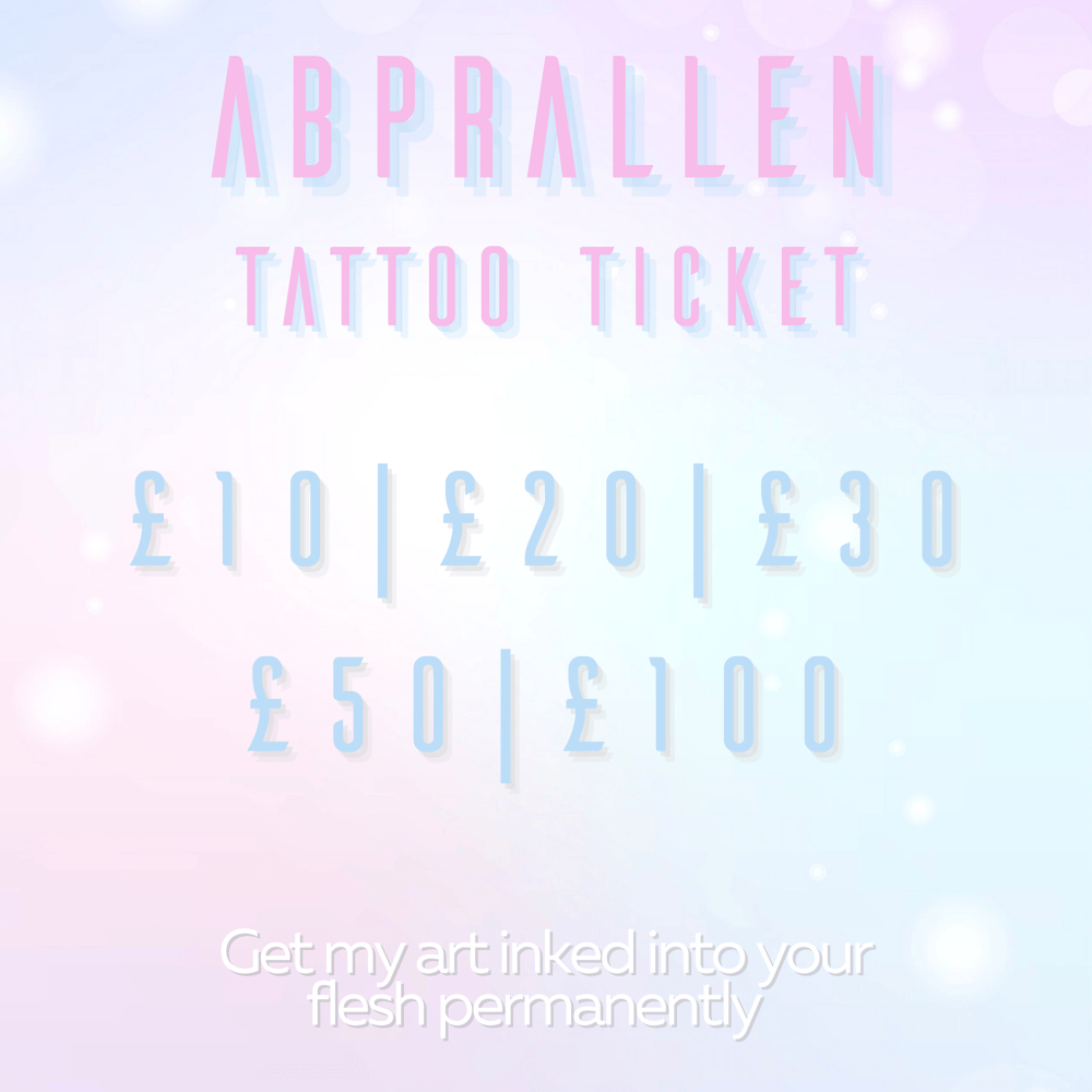 Image of Tattoo Ticket