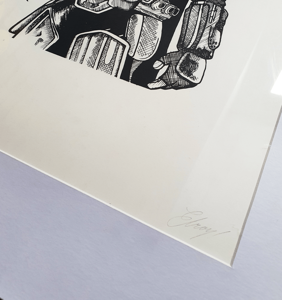 Image of Mandalorian - Screen printed poster 