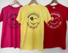Love will save the day smiley T-shirt. 