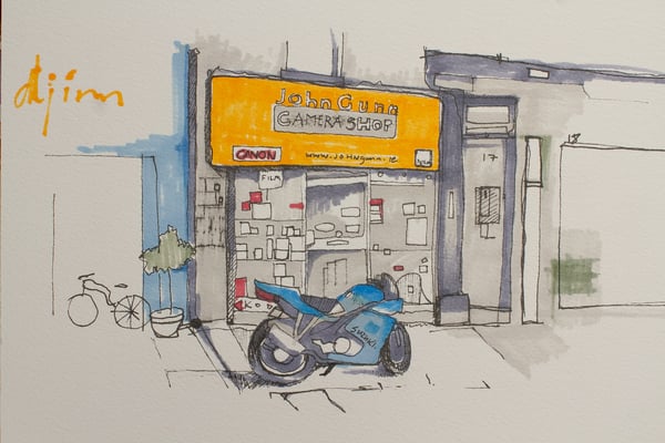 Image of John Gunn Camera store, Wexford street