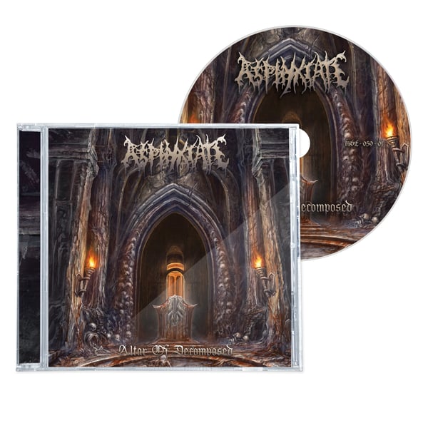 Image of ASPHYXIATE "ALTAR OF DECOMPOSED" CD