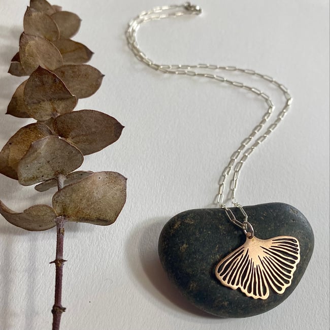Petite Ginkgo Necklace