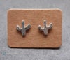 Cactus stud earrings, small 