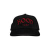 'Tiger Red' Classic Logo Black Corduroy Hat