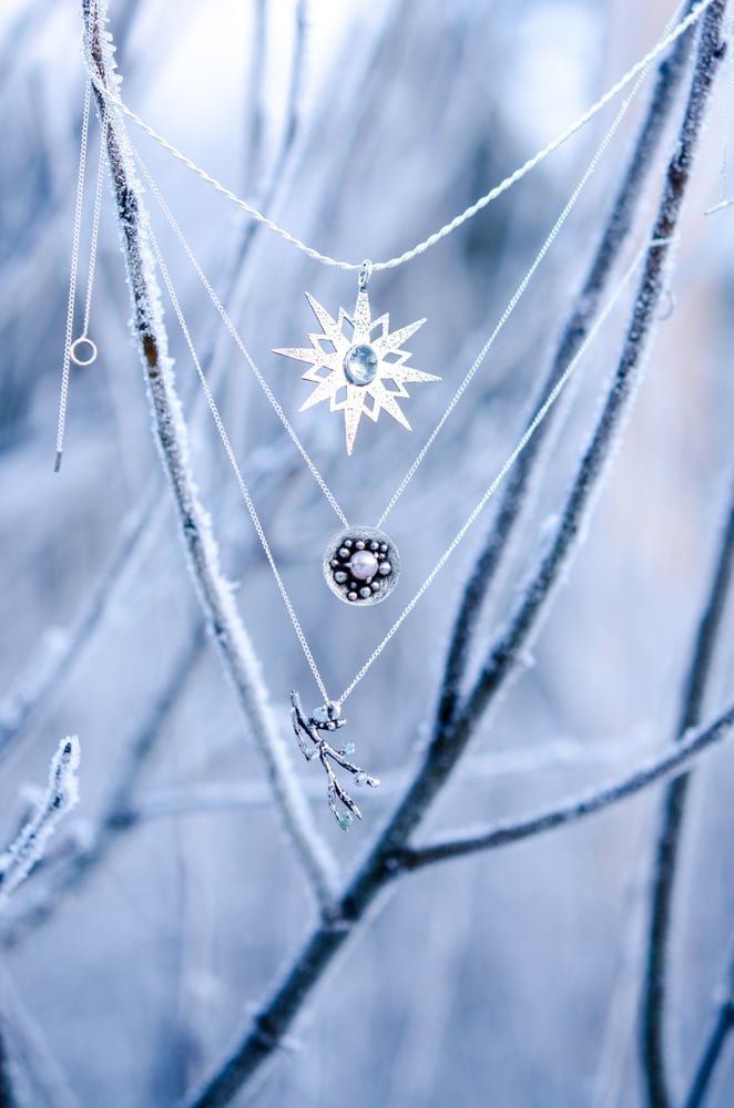 Image of pink pearl necklace
