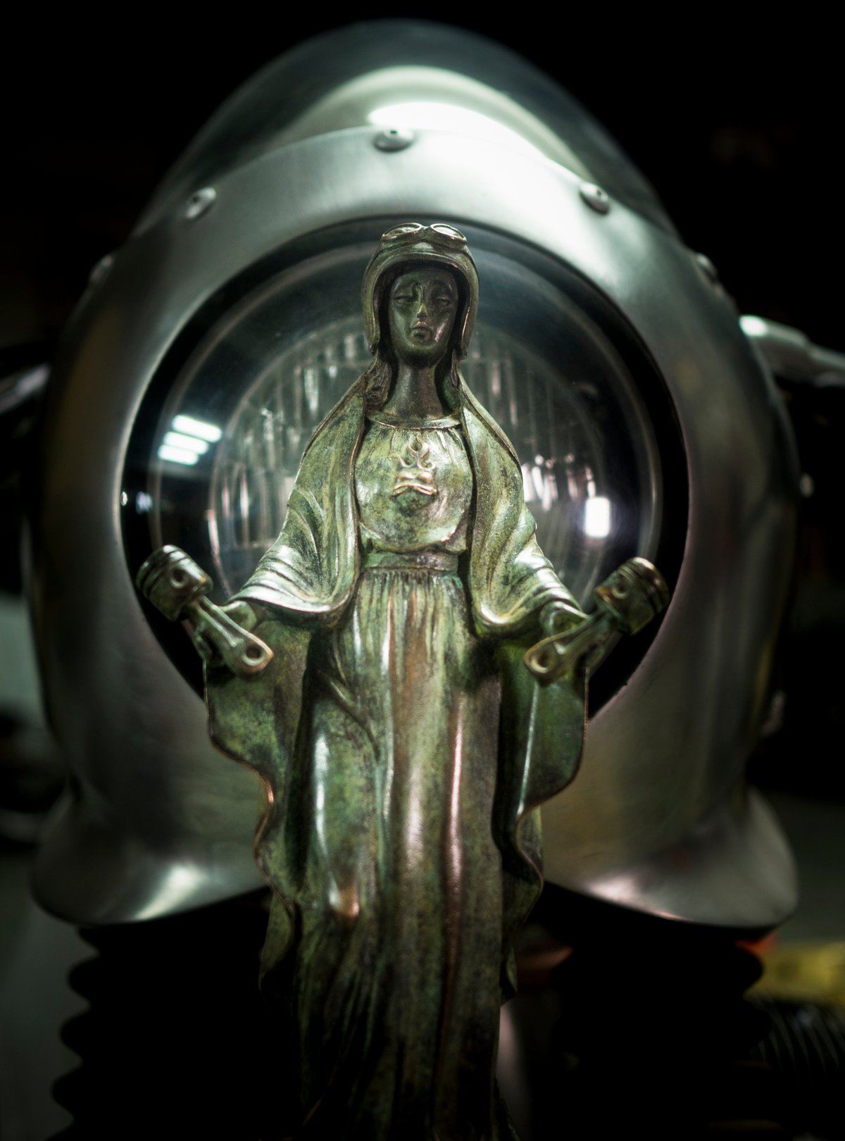 Image of Virgen de los Pistones© bronze limited edition