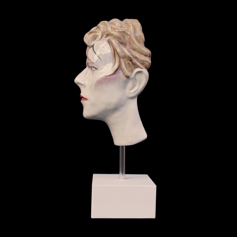 'Ashes To Ashes' Ceramic Face Sculpture