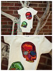 Image of Alexander Henry Skulls |Onesie