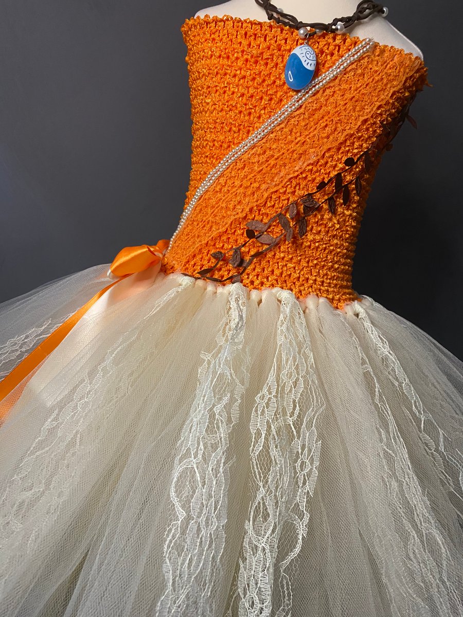 Orange best sale tutu dress