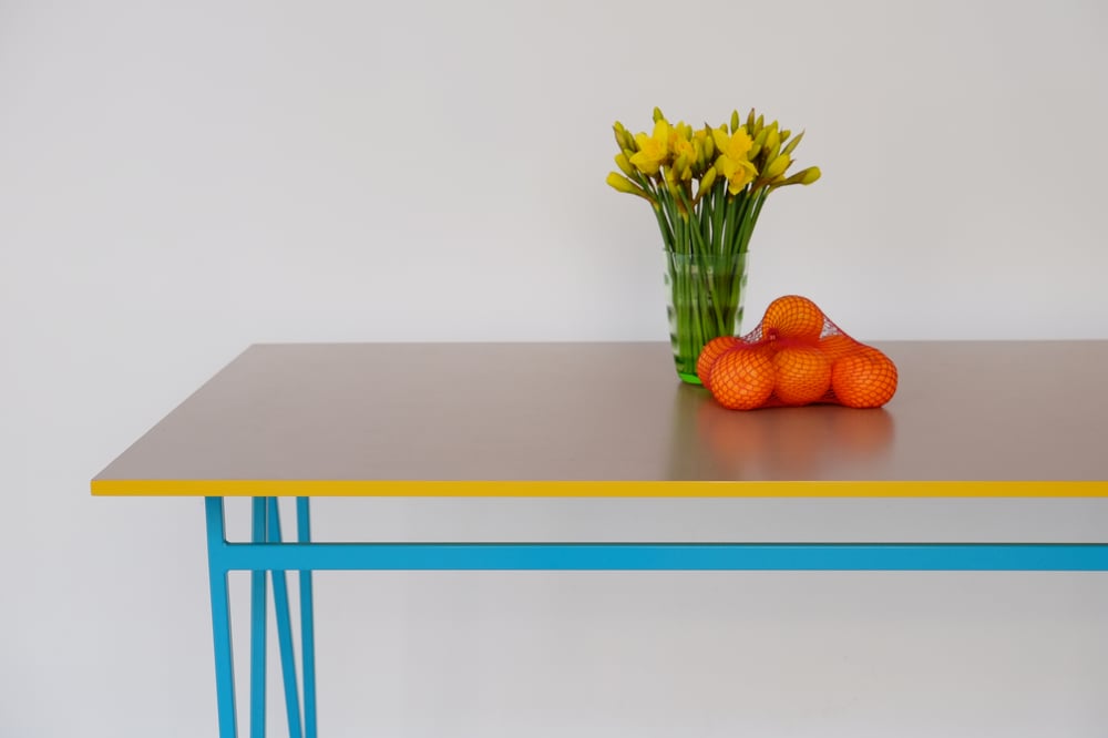 Image of Colour Play Dining Table in Mushroom