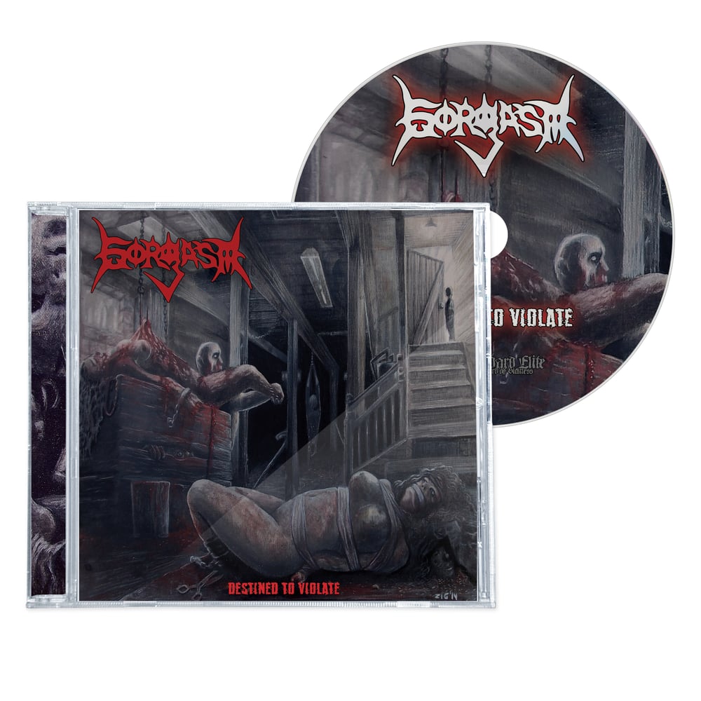 Image of GORGASM "DESTINED TO VIOLATE" CD