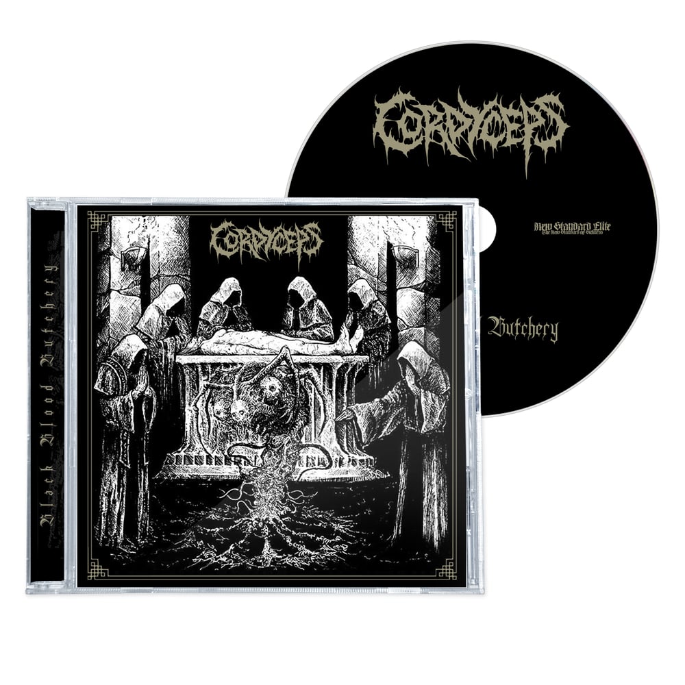 Image of CORDYCEPS "BLACK BLOOD BUTCHERY" CD