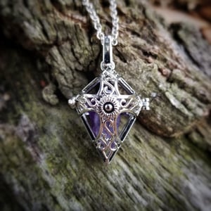 Image of Silver Stone Locket