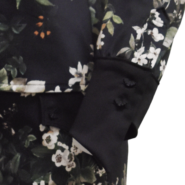 Bat Pajama Set - Moonless Night Floral