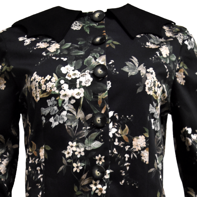 Bat Pajama Set - Moonless Night Floral