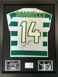 Signed Framed Simon Donnelly Celtic FC Shirt