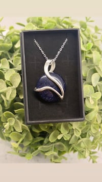 Blue Gold Point Necklace