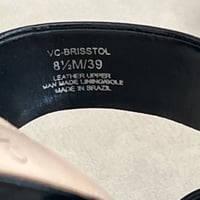 Image 9 of Vince Camuto Black Strappy Patent Leather Heels